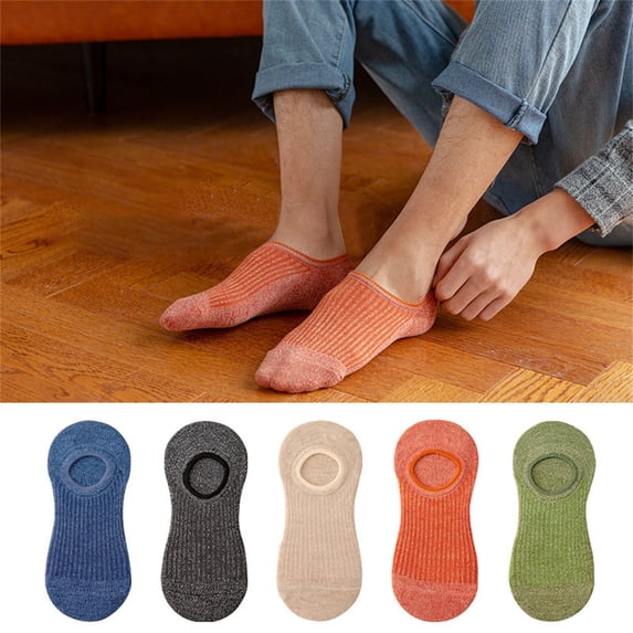 HuangHuanChen 10 Pair No Show Socks Womens Cushioned Low Cut Athletic Hidden Liner for Sneakers Lightweight Ankle Sock Invisible Running Socks Ideal For Sneakers Dark Blue One Size