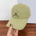 thumbnail image 1 of HuangHuanChen Baseball Cap For Men Women Embroidery Coffee Pattern Visor Cap Versatile Slimming Baseball Cap Fashion Sun Hat, 1 of 3