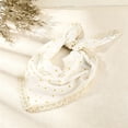 thumbnail image 1 of HuangHuanChen Bohemia Headbands For Women Floral Head Scarf Chiffon Hair Bandanas Kerchief Headband Head Wrap Vintage Boho Hair Scarf for Women White One Size, 1 of 4