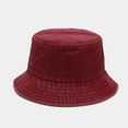 thumbnail image 1 of HuangHuanChen Bucket Hats for Women Unisex Washed Cotton Retro Bucket Hat Fashionable Sun Visor Cap for Men & Women Outdoor Sun Hat for Women, 1 of 3