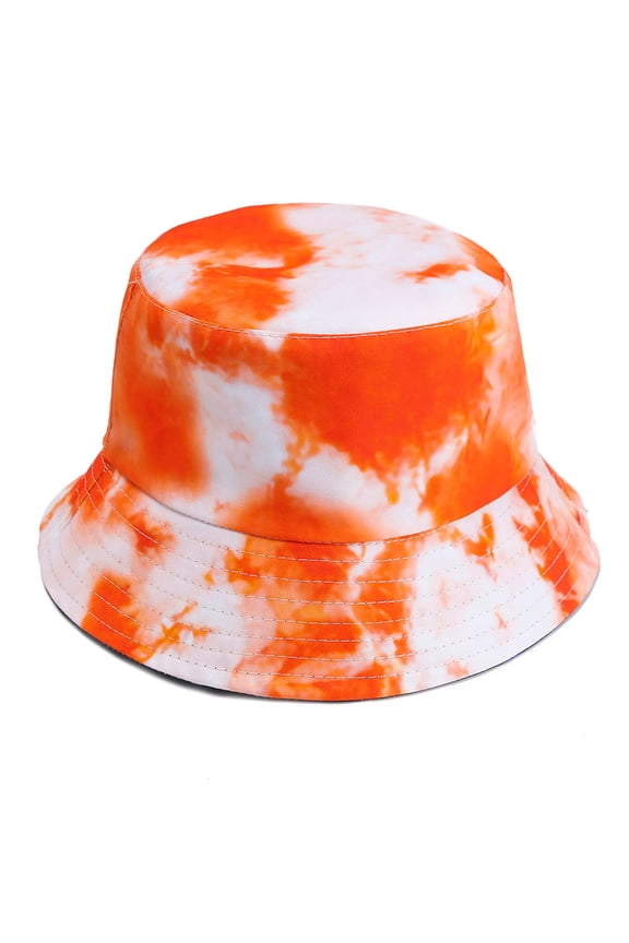 Bucket Hats fot Men Women Double-sided Tie-dye Print Packable Foldable Sun Hats for Women Beach Travel Sun Cap Fisherman Hat