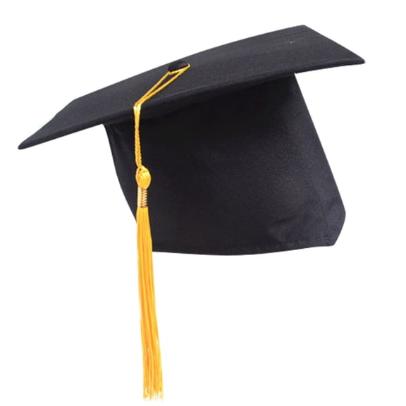 HuangHuanChen Graduation Cap with Tassel Neutral Adult Child Graduation Cap with Tassel Adjustable High School University Graduation Cap