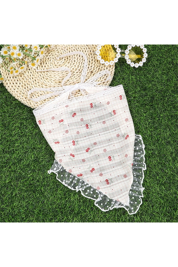 Headbands For Women Bandanas Head Scarf Women Lace Hair Scarf Bandana Headband Cute Head Kerchief Head Wrap Summer Accessories For Teen Young Women Hot Pink One Size