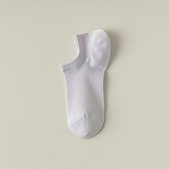 HuangHuanChen No Show Socks Candy Colored Socks Boneless Boat Socks Summer Purple