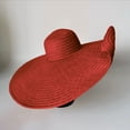 thumbnail image 1 of HuangHuanChen Oversized Beach Hat for Women Wide Brim Straw Covering Sun Hat UPF 50+ UV Protection Foldable Packable Travel Vacation Pool Outdoor, 1 of 3