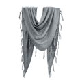 thumbnail image 1 of HuangHuanChen Shawl Wraps for Women Scarf Sweater Retro Solid Color Fringe Shawl Cardigan Cape Soft Knit Blanket Shoulder Tops Shawls and Wraps for Evening Dresses One Size, 1 of 7