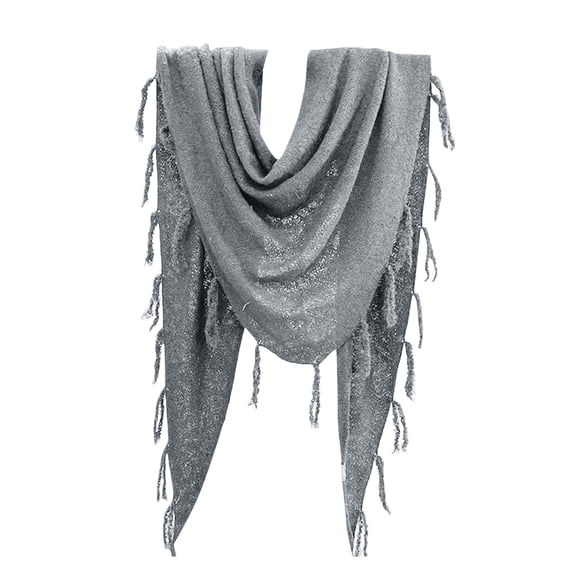 HuangHuanChen Shawl Wraps for Women Scarf Sweater Retro Solid Color Fringe Shawl Cardigan Cape Soft Knit Blanket Shoulder Tops Shawls and Wraps for Evening Dresses One Size