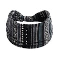 thumbnail image 1 of HuangHuanChen Women Elastic Headband Yoga Headband for Women Hijab Wicking Headband Elastic Running Sports Headband Spa Headband Navy, 1 of 2
