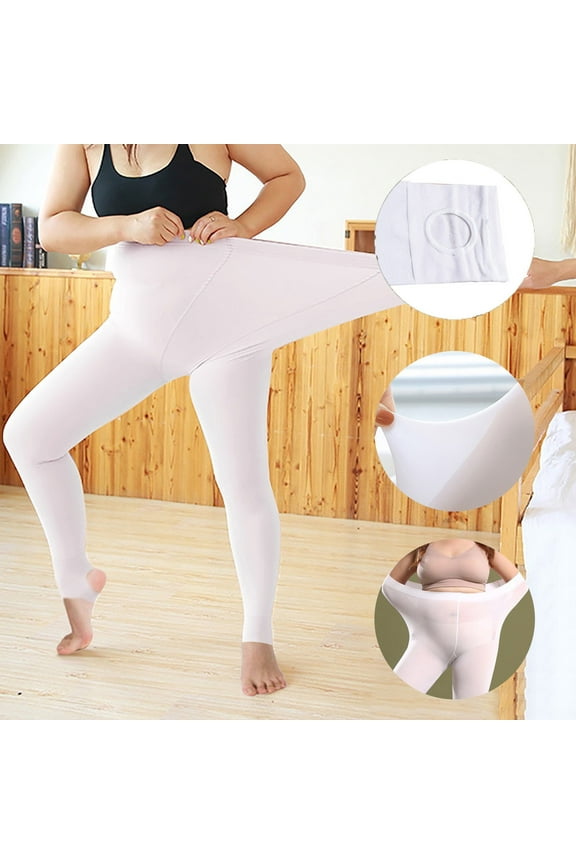 Women's Tight Pantyhose Velvet 80D Dance Wear Breathable T Crotch Elastic Stockings Tights Plus Size WH2