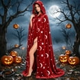 thumbnail image 1 of HuangHuanChen Womens Hooded Cape Darkness Renaissance Halloween Medieval Cloak with Cuffs for Witches Hobbit Goth Ren Fair Elf Cape L, 1 of 5