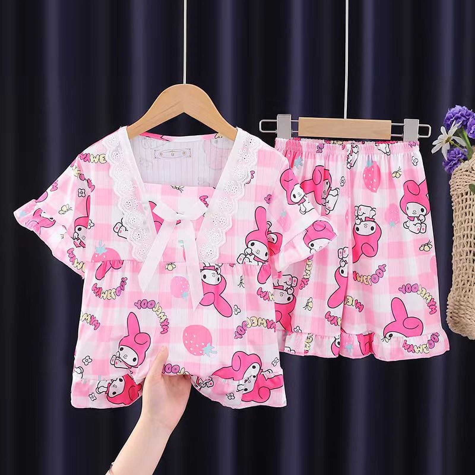 Girls Hello Kitty Big Sleeved Capri-Style Playsuit