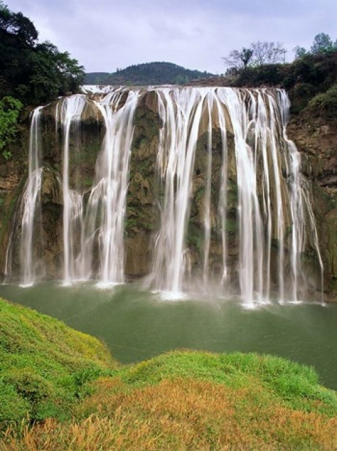 Huangguoshu Falls Anshun Guizhou China Canvas Art - Charles Crust DanitaDelimont (16 x 20)
