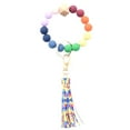 thumbnail image 1 of SilKeychain Bracelet Wristlet Key Ring Silicone Beaded Bangle Cute Key Chains For Women Men's Fitness Watch, 1 of 1