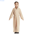 thumbnail image 1 of Huanglei Arabic Long Sleeve Kaftan Robe National Teenage Long Sleeve Embroidered Robe Set Arab Children's Wear Robe Casual Outerwear Kids 5-6 Years, 1 of 6