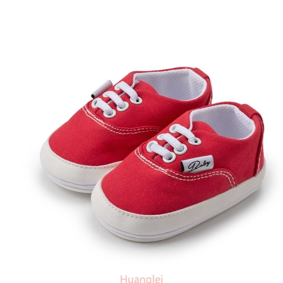 Huanglei Baby Athletic Shoes ,4 Infant ,Red