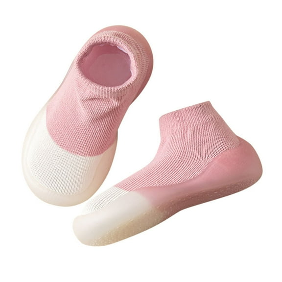 Huanglei Baby Girl Shoes Rubber Sole Non Slip Indoor Slipper Infant Girls First Walking Floor Shoes With Cute Bows Baby Shoes