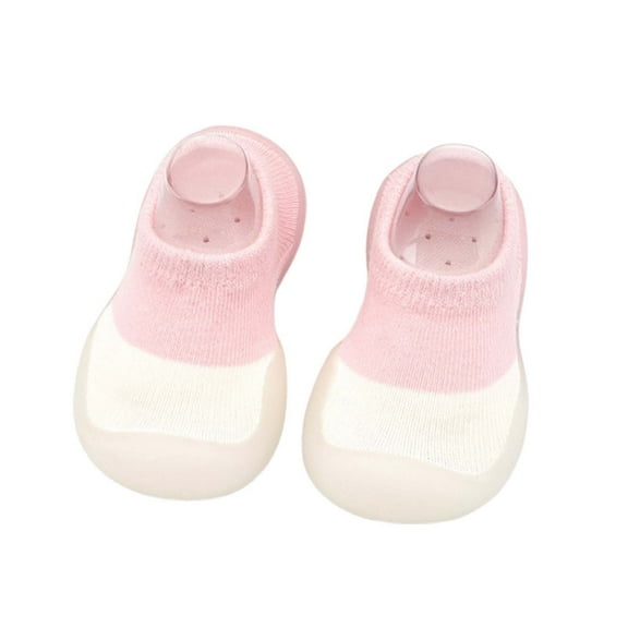 Huanglei Baby Girl Shoes Rubber Sole Non Slip Indoor Slipper Infant Girls First Walking Floor Shoes With Cute Bows Baby Shoes