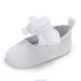 thumbnail image 1 of Huanglei Baby Girls First Walking Shoes Soft Sole Floral Ballet Sneakers For Toddler , Size 5 ,White, 1 of 5