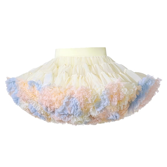 Huanglei Baby Girls Soft Tutu Skirt Toddler Party Carnival Girl Mesh Tutu Bowknot Skirt