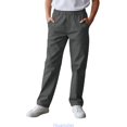 thumbnail image 1 of Huanglei Boys Cargo Jogger Pants With Multiple Pockets Elastic Waist Casual Athletic Trousers For Kids And Youth Durable Outdoor Play Boys Sweatpants Joggers ,13-14 Years ,Gray, 1 of 4