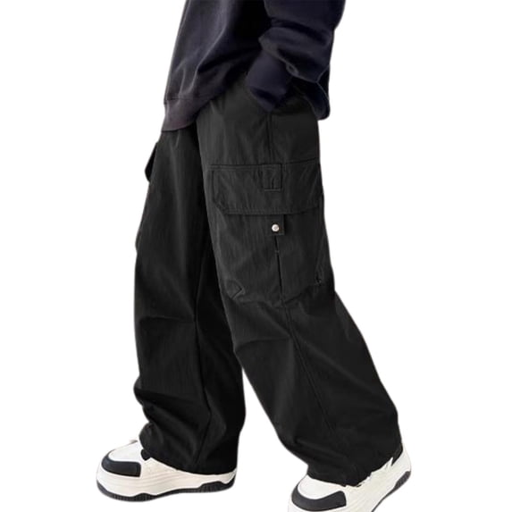 Huanglei Boys Pants Drawstring Elastic Sweatpants Active Joggers Warm Sweatpants For Kids