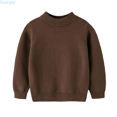 thumbnail image 1 of Huanglei Boys Sweater Mid Neck Knit Top Soft Warm Fall Winter Casual Pullover Comfortable Kids For Everyday Wear Long Sleeve Sweater, 1 of 4