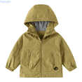 thumbnail image 1 of Huanglei Boys Windbreaker Jacket For Kids Lightweight Hooded Zipper Coat Outdoor Casual School Jacket For Boys Age 2 To 13 Years Boys' Outerwear Jackets 10-11 Years, 1 of 4