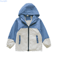 thumbnail image 1 of Huanglei Boys Winter Fleece Lined Windbreaker Jacket Thermal Insulated Water Outerwear Coats For Kids Youth Boys Lightweight Jacket 3-4 Years, 1 of 6