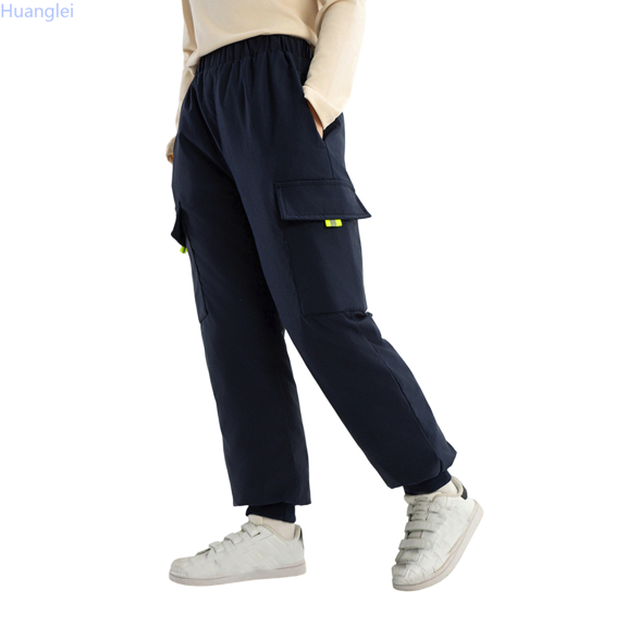 Huanglei Boys Winter Down Pants Insulated Trousers With White Windproof Outdoor Play Casual Joggers For Toddlers Kids Youth Children Toddler Boy Pants 4-5 Years