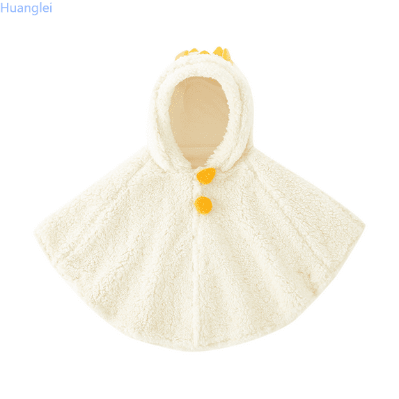 Huanglei Cape Girls Warm Christmas Baby Kids Thick Princess Hooded Coat Cloak Outwear Girls Coat&jacket Long Sleeve Jackets 0-3 Years