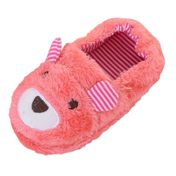 Huanglei Cartoon Girls Soft-Soled Boys Slippers Toddler Kids Baby Warm Shoes Baby Shoes