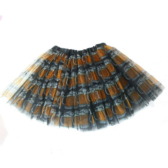 Huanglei Children's Carnival Tutu Dress Irish Festival Dress St. Patrick's Day Skirt