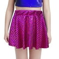 thumbnail image 1 of Huanglei Children's Sequin Cheerleading Skirt With Cut Design Versatile Dance Short Dress For Performances And Events, 1 of 3