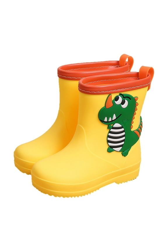 Classic Children Rainboots Rubber Children Water Shoes Waterproof Rain Boots Kids Baby Cartoon Shoes