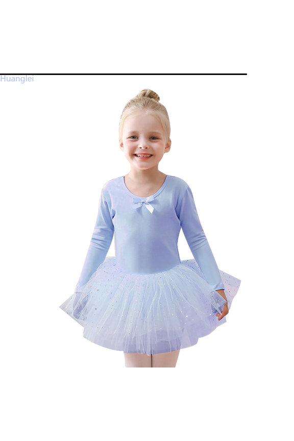 Classical Ballet Practice Tutu Dress For Girls Dance Recital Performance Elegant Leotard Skirt Outfit For Ballerina Training Princess Dresses for Girls 3-4 Years