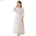 thumbnail image 1 of Huanglei Elegant Kids Long Sleeve Sequin Dress For With Overlay And For Girls Princess Dresses for Girls, 1 of 6