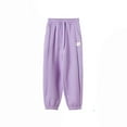 thumbnail image 1 of Huanglei Girls Active Pants Jogger Sweatpants With Pockets Kids Trousers Casual Solid Pants, 1 of 3
