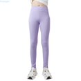 thumbnail image 1 of Huanglei Girls Athletic Leggings Kids Dance Running Yoga Pants Workout Active Dance Tights With Pockets Kids Athletic Pants, 1 of 6