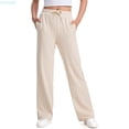 thumbnail image 1 of Huanglei Girls Athletic Pants Straight Leg Joggers Loose Fit Casual Trousers For Teen Girls Youth Wear Comfy Stretch Fabric Everyday School Sportswear Girls Wide Leg Pants, 1 of 6