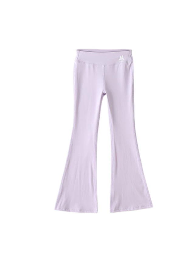 Girls Flared Yoga Pants For Everyday Wear Stretchy Bootcut Leggings Soft Comfortable Casual Outdoor Play Active Sports Kids Dress Pants