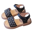 thumbnail image 1 of Huanglei Girls Sandals For Toddlers And Kids Comfortable Adjustable Straps Lightweight Breathable Summer Casual Outdoor Play Shoes For Little Girls Age 2 9, 1 of 7