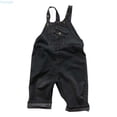 thumbnail image 1 of Huanglei Kids Bib Pants Autumn Style Thickened Straight Denim Bib Pants For Men And Women (3Y 8Y) Joggers Sweatpants Kids, 1 of 5