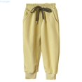thumbnail image 1 of Huanglei Kids Sweatpants Boys And Girls Soft Casual Straight Leg Athletic Pants With Drawstring And Pockets Girls Trousers, 1 of 4