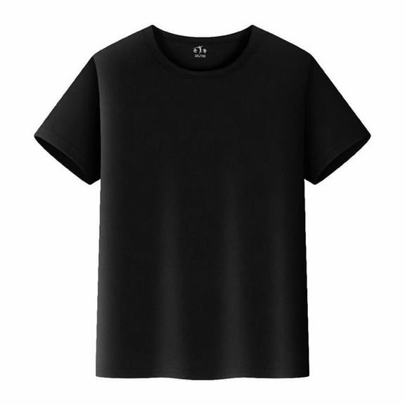 Huanglei Kids T Shirts Short Sleeve Plain Top Tees Boy & Girl Unisex Toddler Children Crew Neck T Shirt