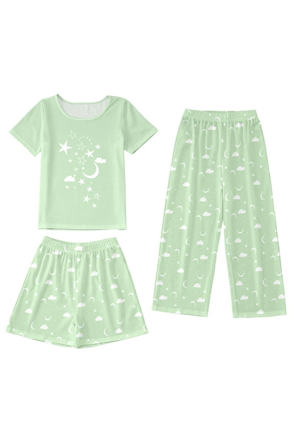 Kids Toddler Baby Unisex Spring Summer Short Sleeve Sports Tshirt Shorts Outfits Clothes