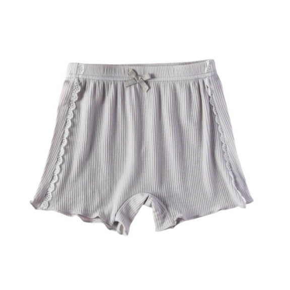 Huanglei Little Girls Summer Insurance Underpants Layer Front Shorts For Women Solid Color Pants Girl Thin Style