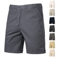 thumbnail image 1 of Huanglei Men's Casual Shorts ,Men's Loose Fit Casual Cargo Shorts Summer Outdoor Plus Size (Yellow ,Size 31), 1 of 5