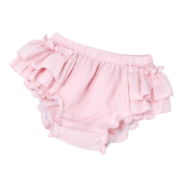 Huanglei Baby Girls Boys Solid Spring Summer Shorts Ruffle PP Pants