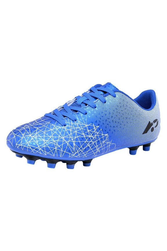 Outdoor Firm Ground Kids Soccer Cleats Athletic Football Shoes For Boys And Girls Training Toddler Big Kid