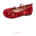 thumbnail image 1 of Huanglei Party Flats Shoes ,1 Big Kids ,Red, 1 of 4